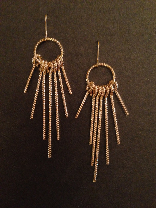 Circle Fringe Earring