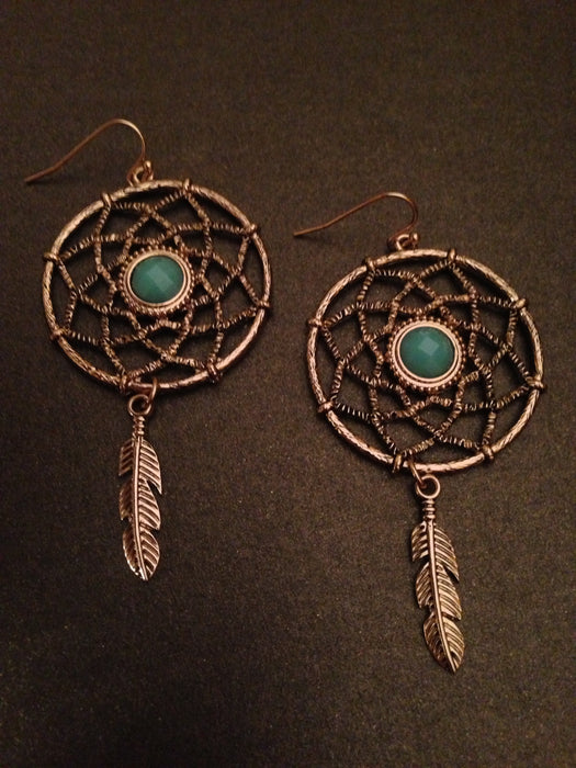 Dream Catcher Dangle Earring