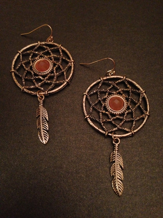 Dream Catcher Dangle Earring