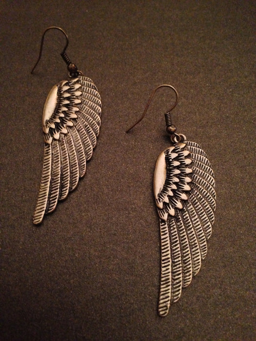 Angel Wing Earring  (Bronze Gold)
