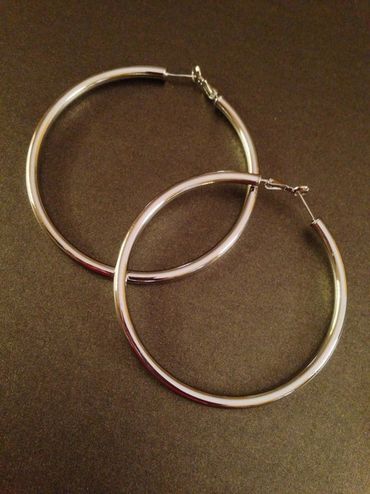 1 1/4" Metal Hoop Earring