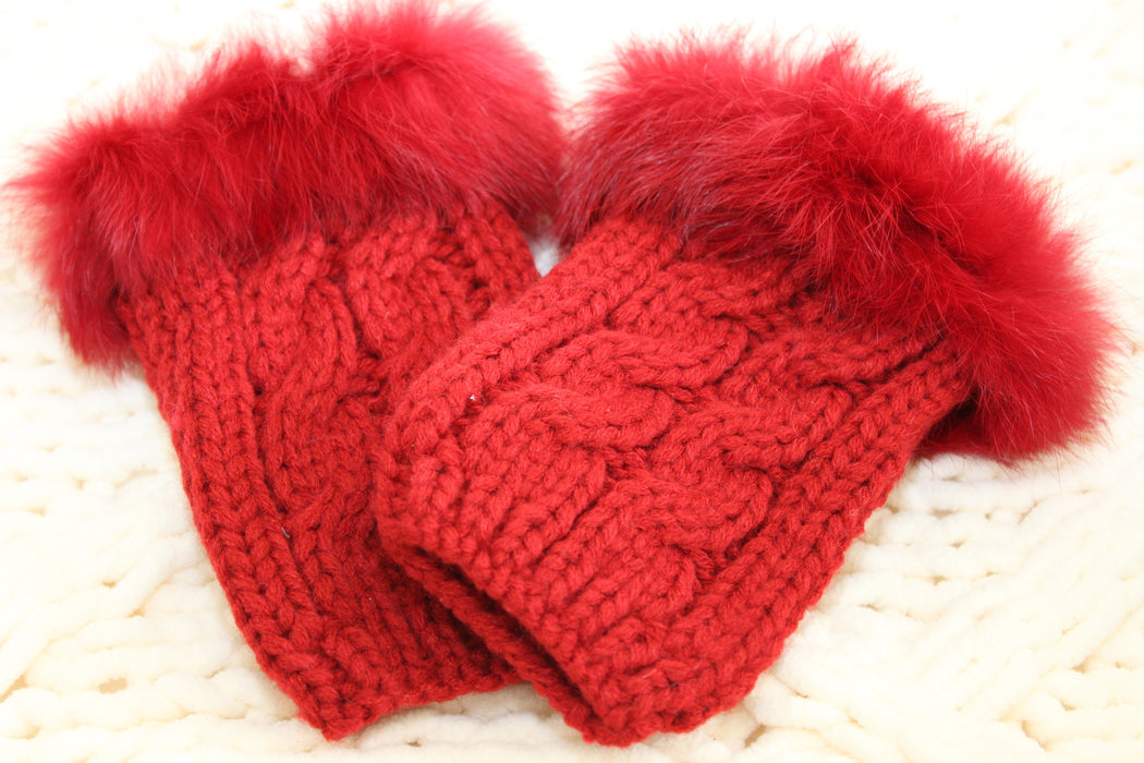 Fergie Fur Lined Gloves