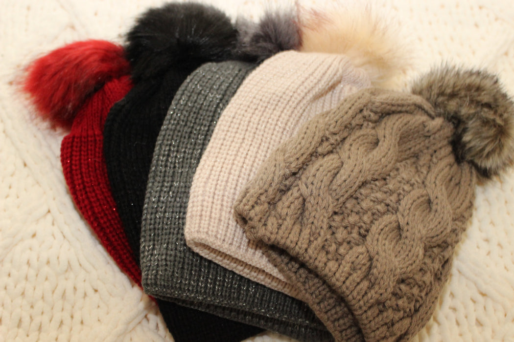 Poppy Thick Knitted Beanie