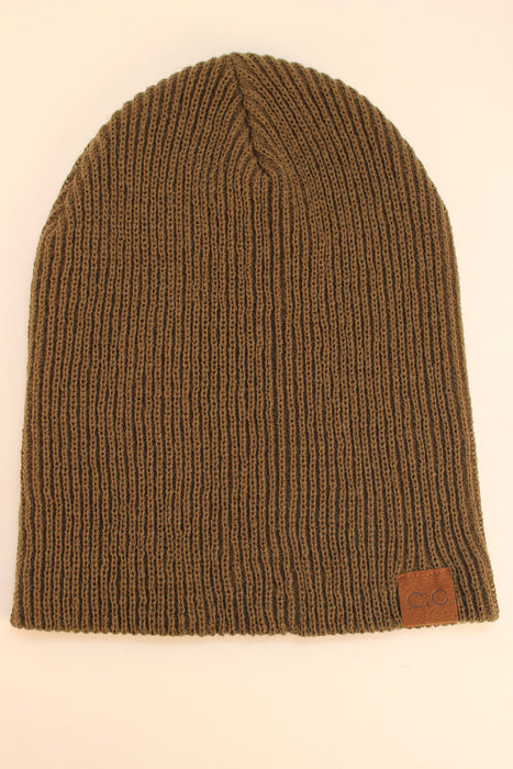 Co Co Cable Knit Beanie (Evergreen)
