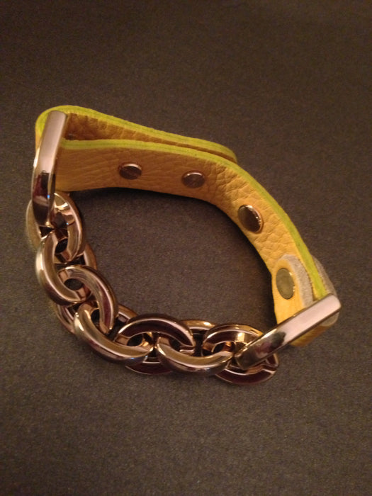 Yellow Chain Bracelet