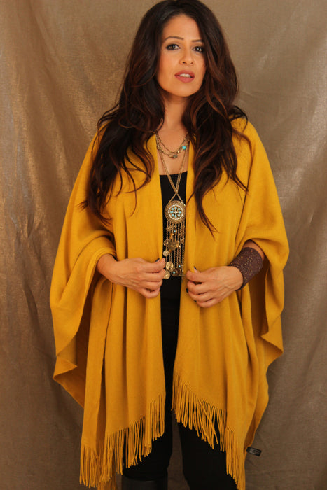 Saatchi Shawl (Mustard)