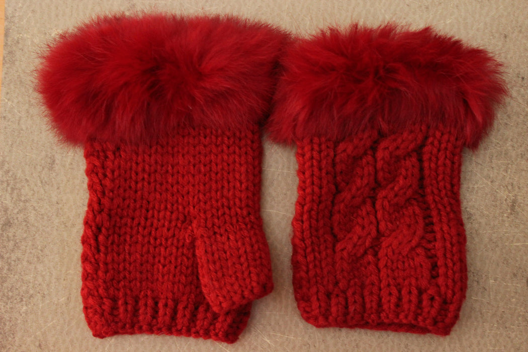 Fergie Fur Lined Gloves