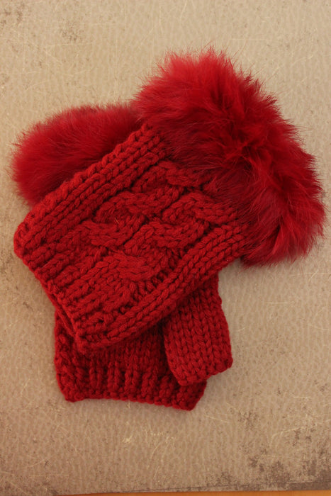 Fergie Fur Lined Gloves