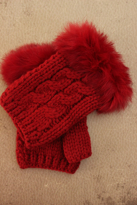 Fergie Fur Lined Gloves