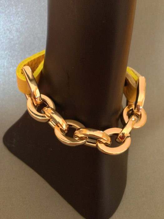 Yellow Chain Bracelet