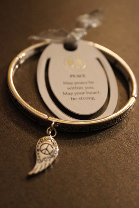 Peace Bracelet with Bookmark