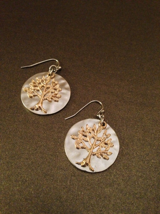 Layered Tree of Life Earring
