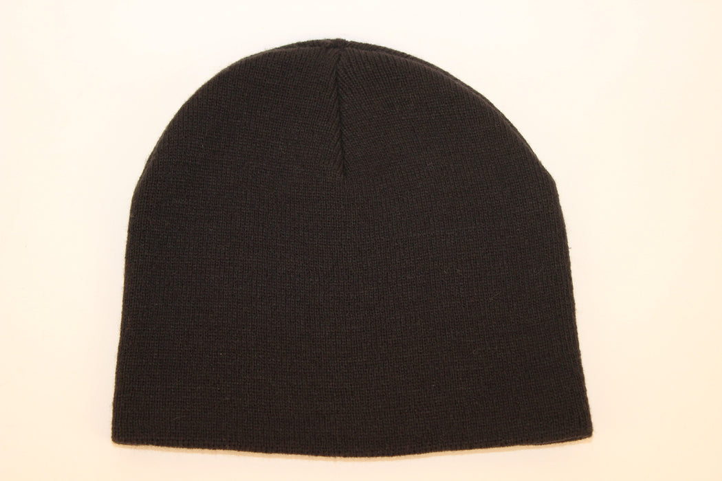 The Basic Black Knit Beanie