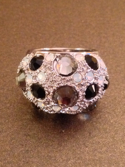 Multi-Stone and Swarovski Crystal Ring