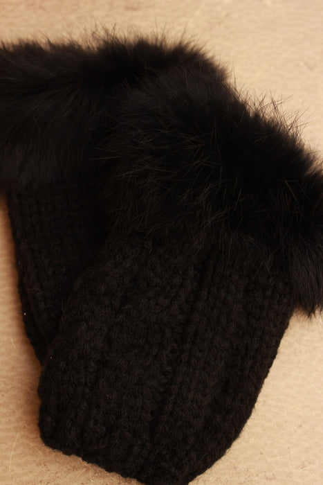 Fergie Fur Lined Gloves