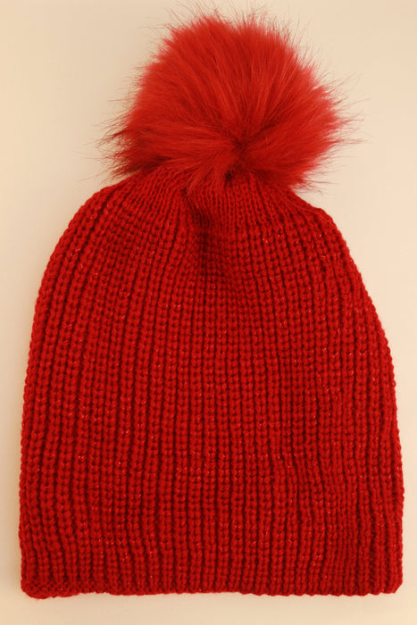Poppy Thick Knitted Beanie