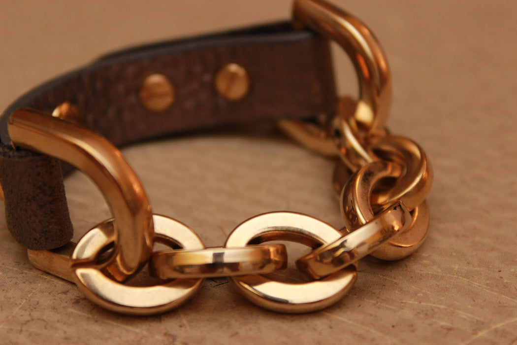 Dark Brown Chain Bracelet