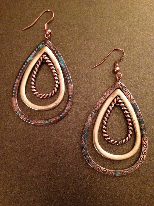 Teardrop Trio Earrings