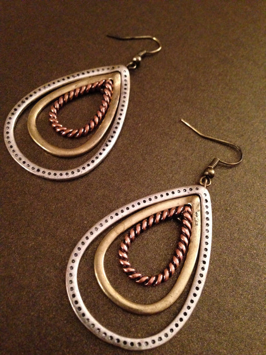 Teardrop Trio Earrings