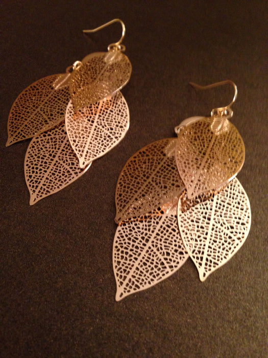Four Leaf Dangle Earrings
