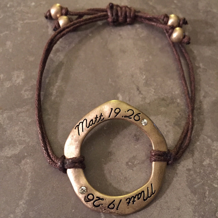 Matthew 19:26 “With man this is impossible, but with God all things are possible.”