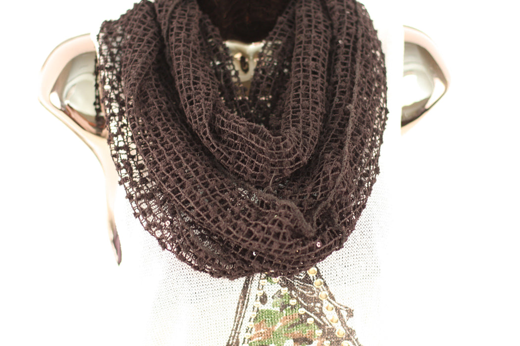 Netted Infinity Scarf